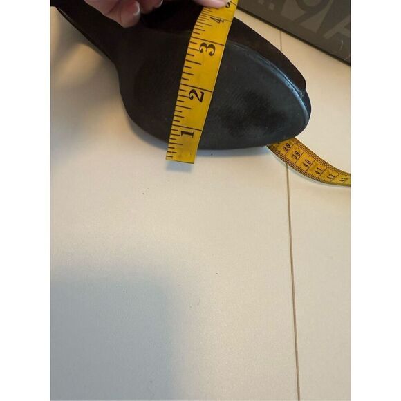 Apt. 9 Black Embellished Cindy Platform Peep Toe Shoes Size 9.5 Y2K, Whimsygoth - Picture 11 of 13